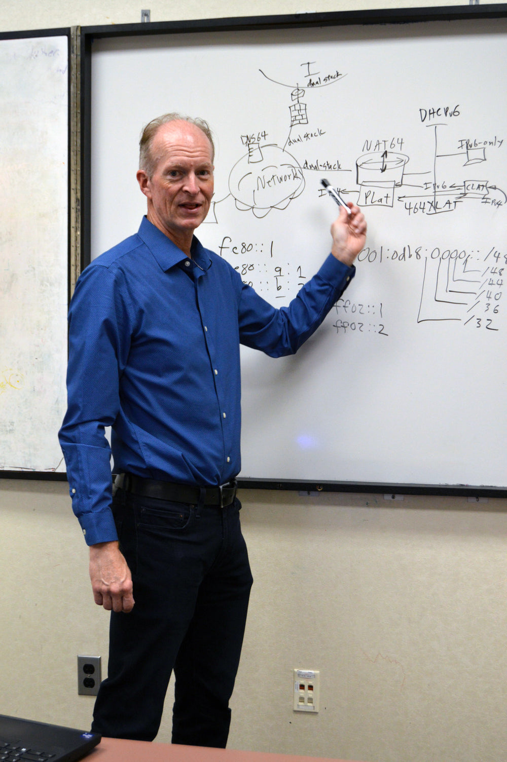 Scott Hogg teaching IPv6 with diagrams